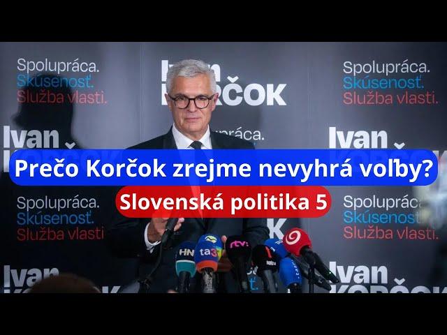 Prečo Korčok zrejme nevyhrá voľby? Slovenská politika