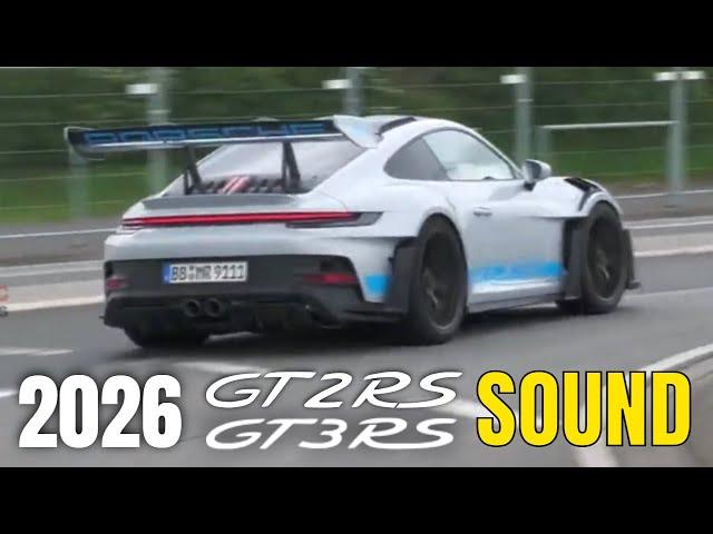 2026 Porsche GT2 RS vs GT3 RS Exhaust Sound