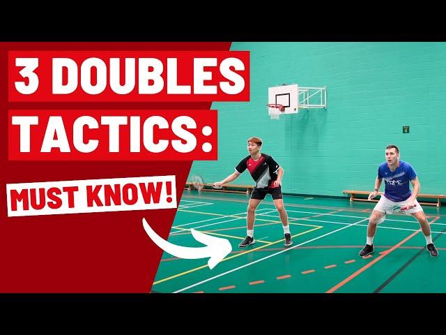 3 Doubles Tactics Everyone Should Use - Badminton Strategy