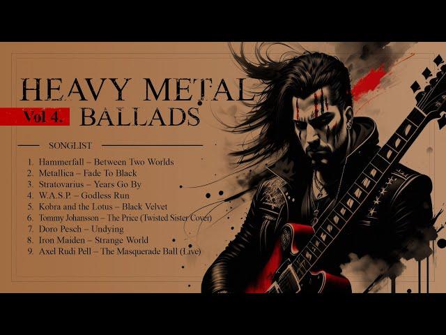 Greatest Heavy Metal Ballads Vol 4. | Glam Metal | Hard Rock | Slow Lyrics | Old Songs