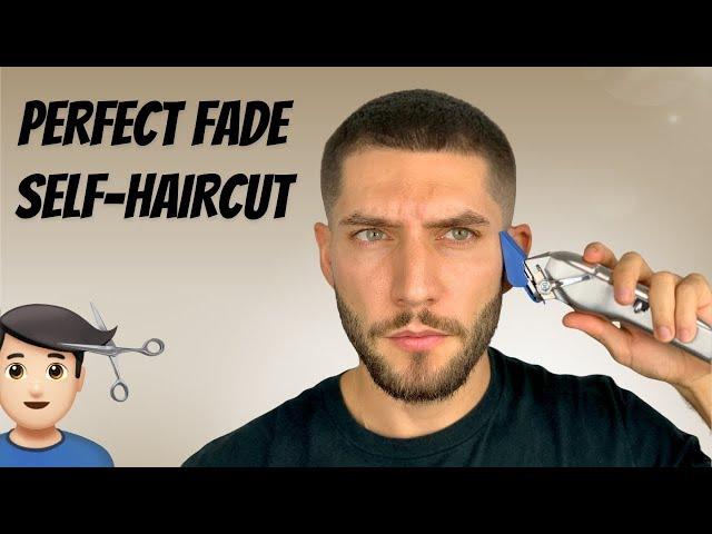 Perfect Buzz Cut Fade Self-Haircut | How To Cut Men's Hair 2024