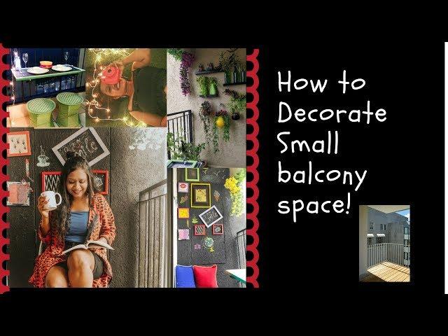 How to decor a small balcony space|Home decor |Arushi Patkey