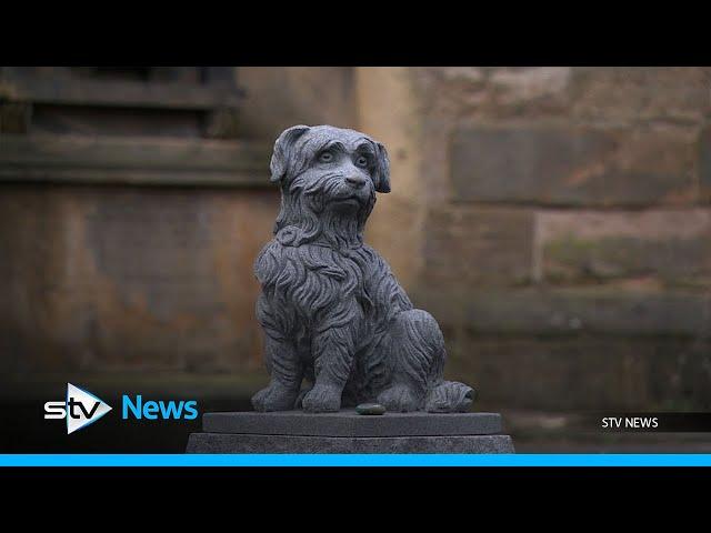 Tributes paid to loyal dog Greyfriars Bobby 150 years on from his death