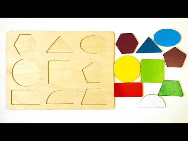 Learning Shapes and Geometric Shapes | Geometry for children | Educational toys