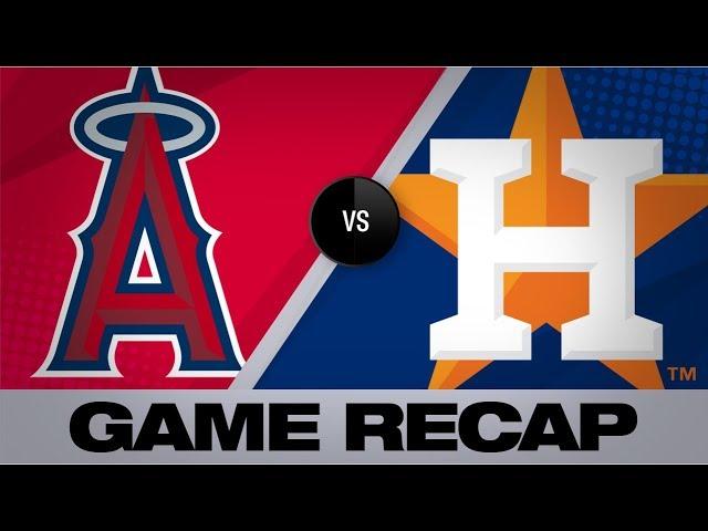 Bats back Valdez to complete sweep of Halos | Angels-Astros Game Highlights 8/25/19