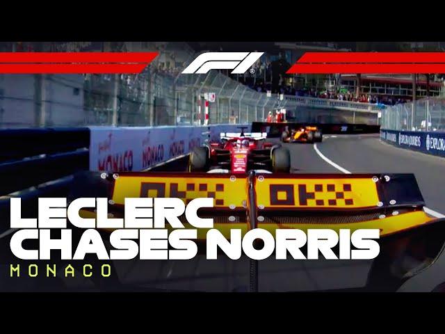 Charles Leclerc Chases Lando Norris In The Final Three Laps! | 2025 Monaco Grand Prix