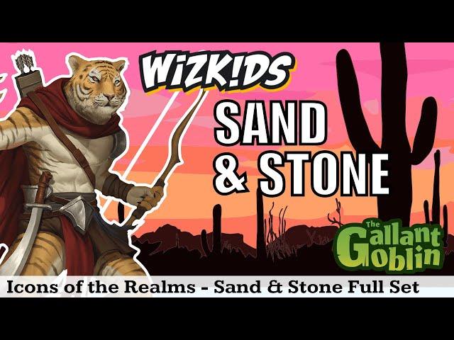 Sand & Stone Full Set Review - Icons of the Realms D&D Prepainted Minis