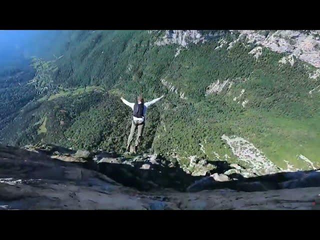 Staind Spleen (Michael Harlan Lyman Remix) - BASE jumping - "Release"