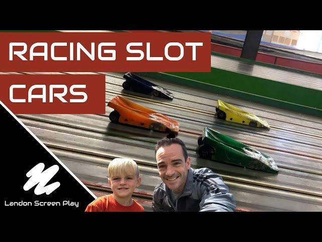 Slot car racing | Father and son