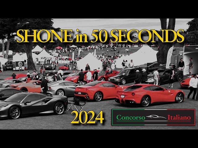 Concorso Italiano 2024 - SHONE in 50 Seconds