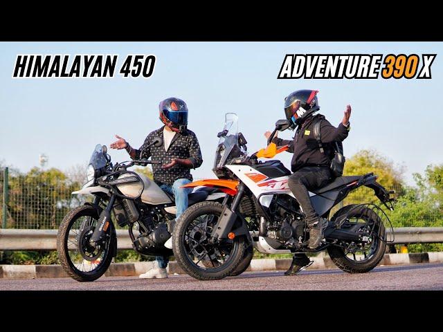 2025 Adventure 390X VS Himalayan 450 | Top End Race | The Real Rivals!!