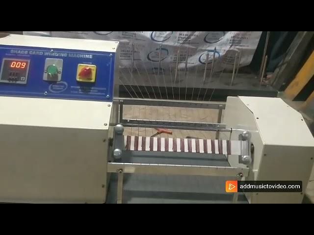 Shade Card Winding Machine