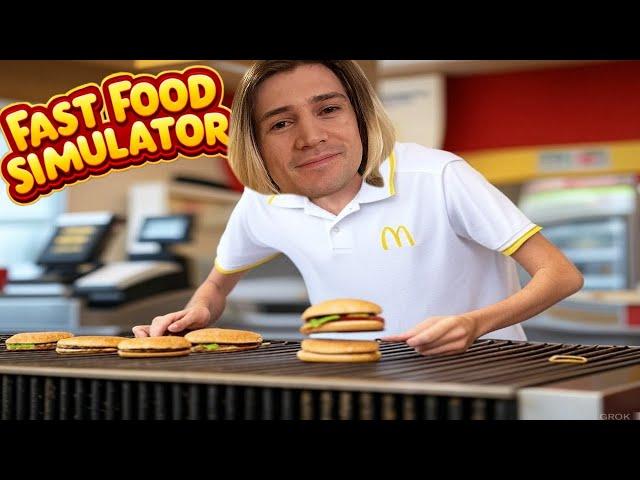 xQc Flips Your Burger | Fast Food Simulator