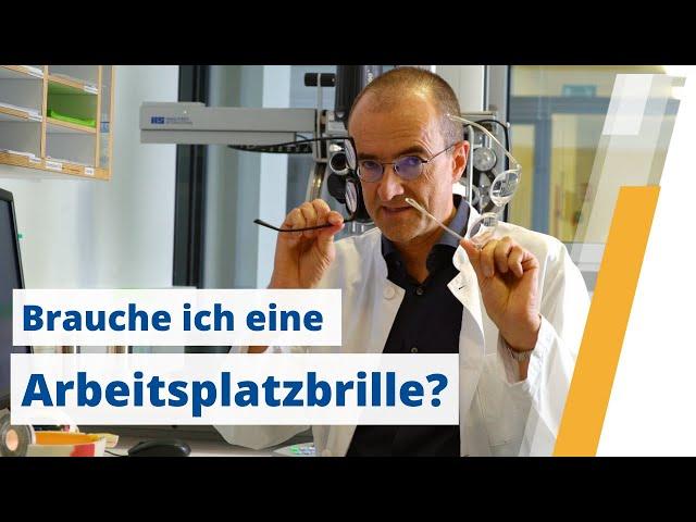 Kurz- oder weitsichtig: Was bringt eine Arbeitsplatzbrille?