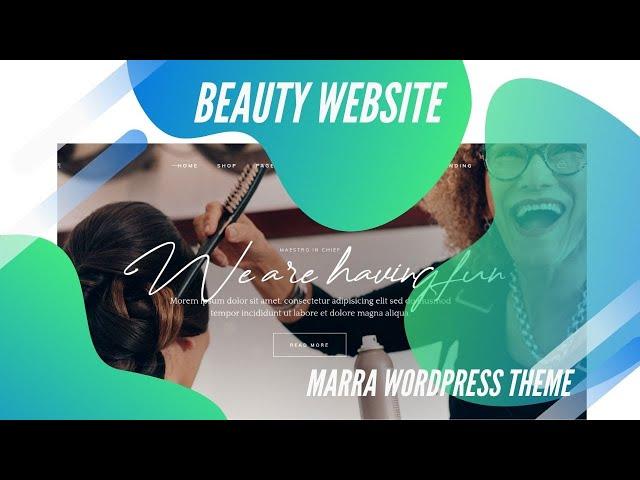 Beauty, Saloon & Hairdresser Website | Marra WordPress Theme | Cosmetics store WooCommerce Theme