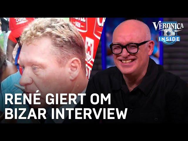 René giert om bizar voetbalinterview in steenkolenengels | VERONICA INSIDE