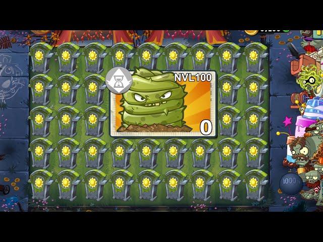 PVZ 2 Survival - Produce At Least 20000 Suns Only With Gravestone Suns