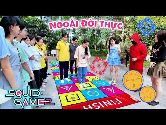 CHỊ VÊ THAM GIA SQUID GAME NGOÀI ĐỜI THỰC TẠI VIỆT NAM | TRÒ CHƠI CON MỰC PHẦN 2 | VÊ VÊ CHANNEL