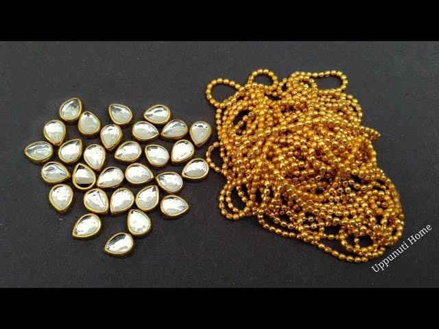 Simple And Beautiful Earrings Making At Home | DIY | Latest Designer Earrings | uppunutihome