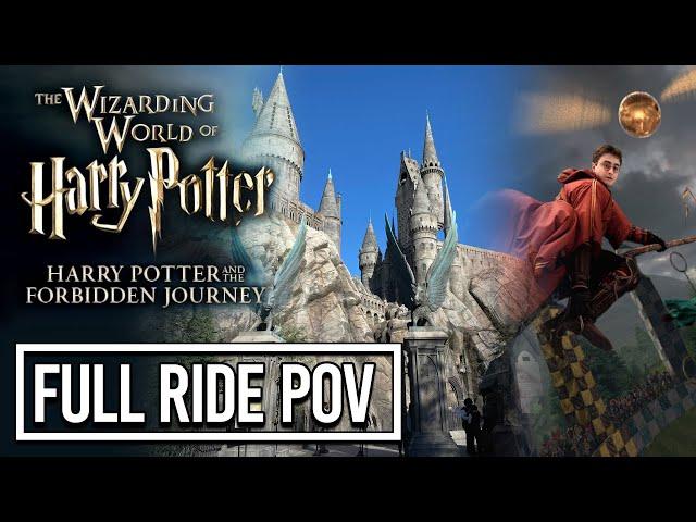 Harry Potter and the Forbidden Journey Reopens - Full Ride POV - Universal Studios Hollywood