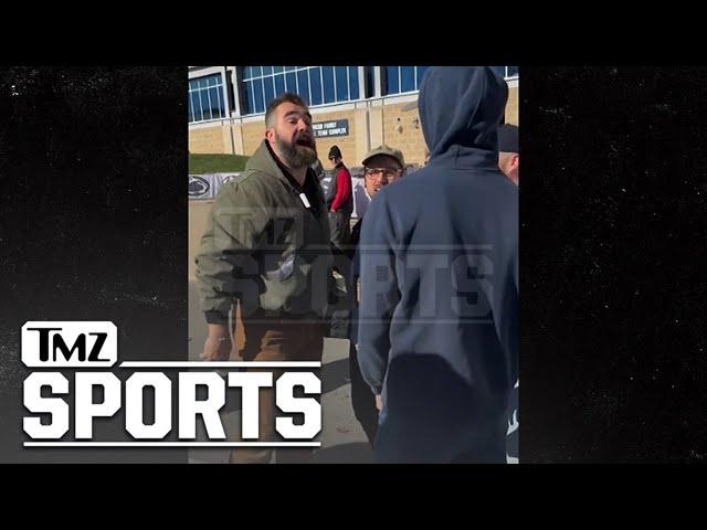 New Graphic Video Show Jason Kelce Using F-Slur Multiple Times in Rage | TMZ Sports