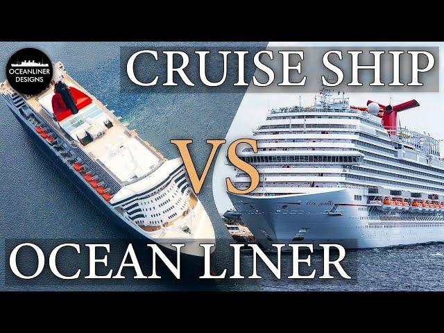 How is an Ocean Liner Different to a Cruise Ship?