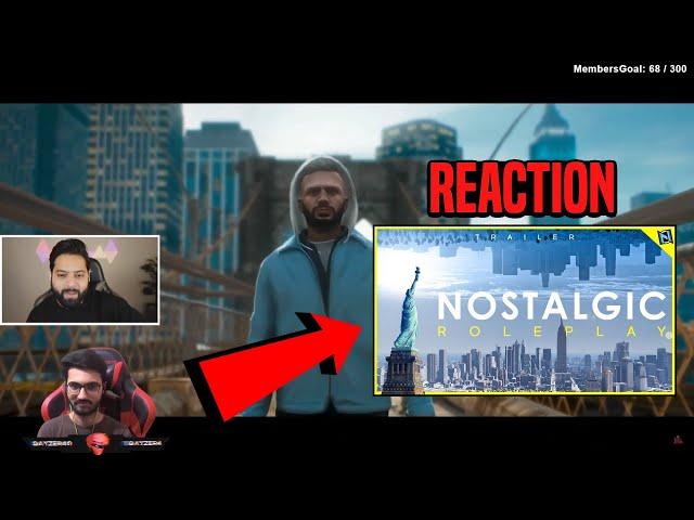 Qayzer Gaming Reaction On Rakazone Gaming Reaction On Nostalgic Roleplay Trailer | Gta 5 Rp Trailer