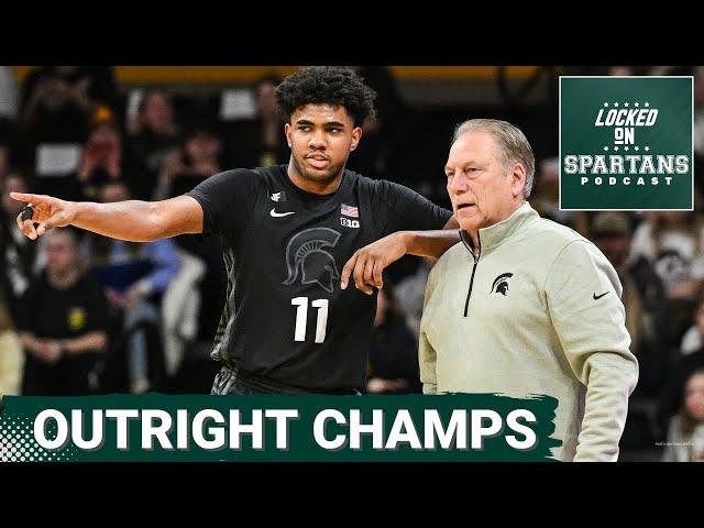 MSU basketball is OUTRIGHT Big Ten champions; Tre Holloman, Coen Carr spark Spartans