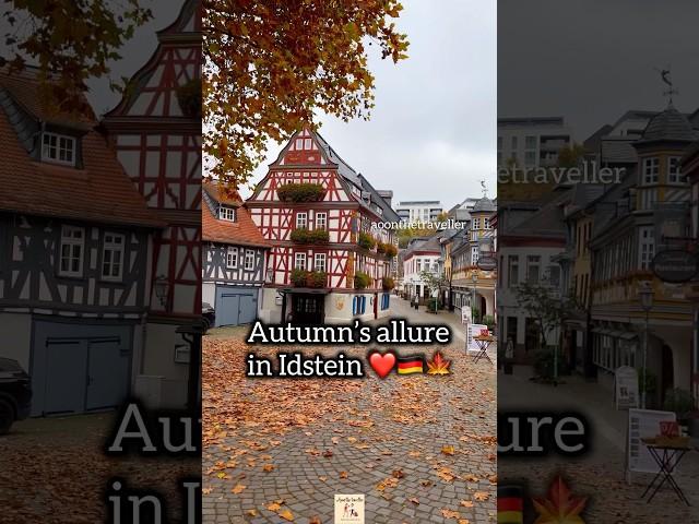 Autumn Vibes in one of Germany’s most beautiful town, Idstein ️ #germany