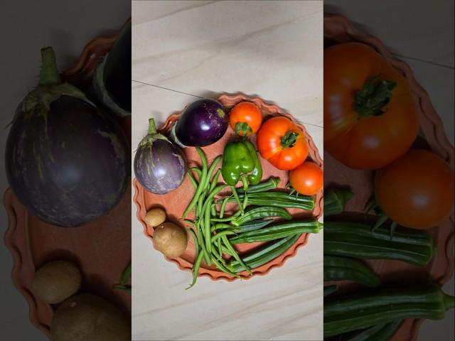 Harvesting Fresh Vegetables from My Rooftop Garden️ #rooftopgarden #gardening #trending #viralvideo