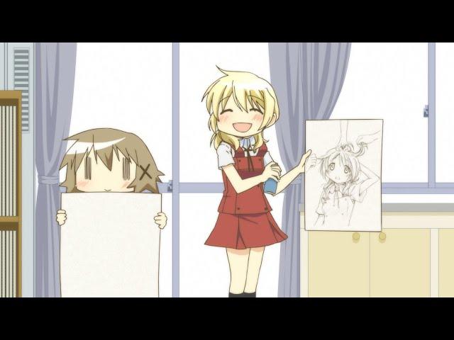 [Hidamari Sketch] Miyako and Yuno flirting