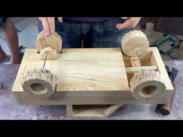 Woodworking - Diy A Model Cars Cross The Beyond Any Terrain Of America - I love USA