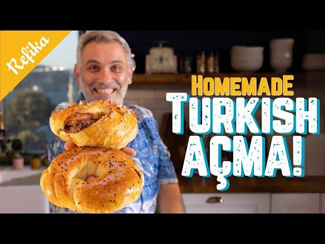 Homemade Turkish Traditional Pastry Açma Recipe | Fluffy & Delicious