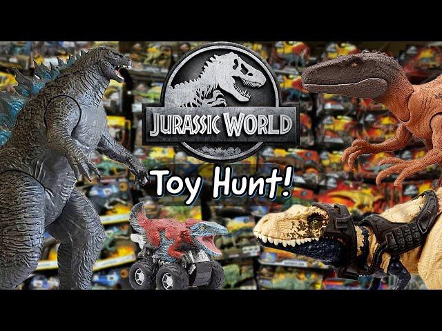 Jurassic World Toy Hunt! Thrift store finds Clearance Jurassic finds + New Dino Tracker merch!