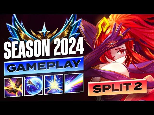 S14 Challenger Lux Gameplay #10 - Season 14 Split 2 SoloQue - Lux Builds & Runes