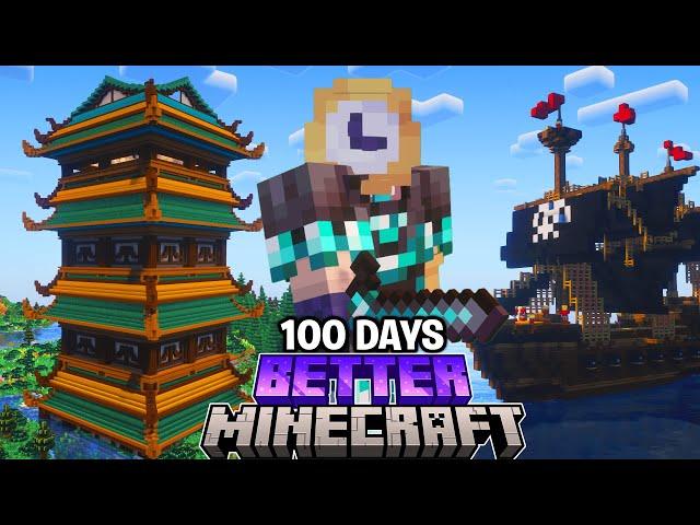 I Survived 100 Days in Better Minecraft Hardcore!