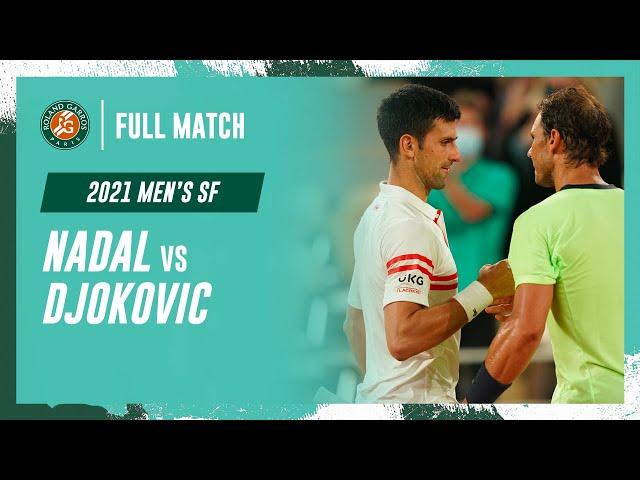 Djokovic vs Nadal 2021 Men's semi-final Full Match | Roland-Garros