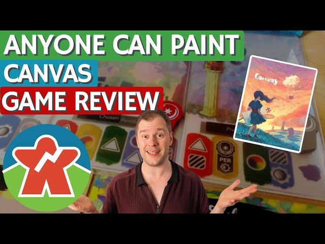 Canvas - Board Game Review - Anyone Can Paint