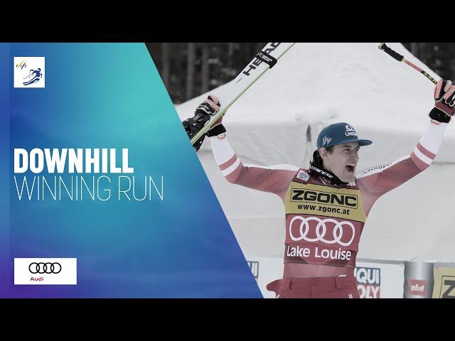 Matthias Mayer (AUT) | Winner | Lake Louise | Men's Downhill | FIS Alpine