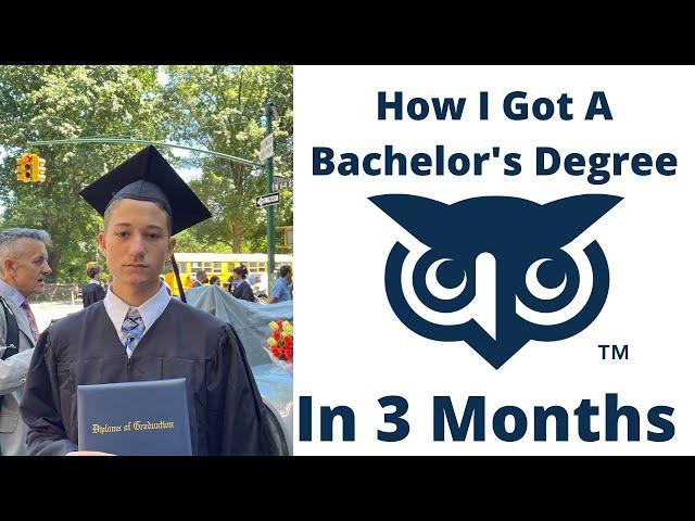 My Exact Method To Get A Bachelor's Degree In 3 Months | Full WGU Guide