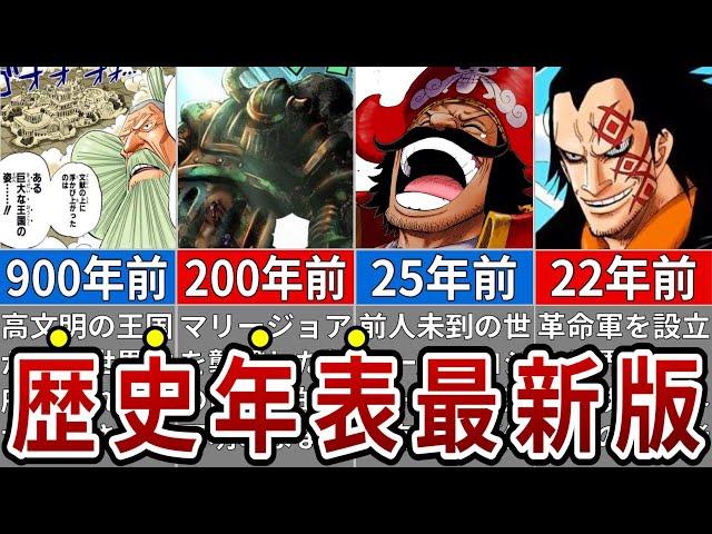 【2022年最新】これだけ見ればワンピース史丸分かり！空白の100年を含む全歴史まとめ※ネタバレ注意【ONE PIECE】