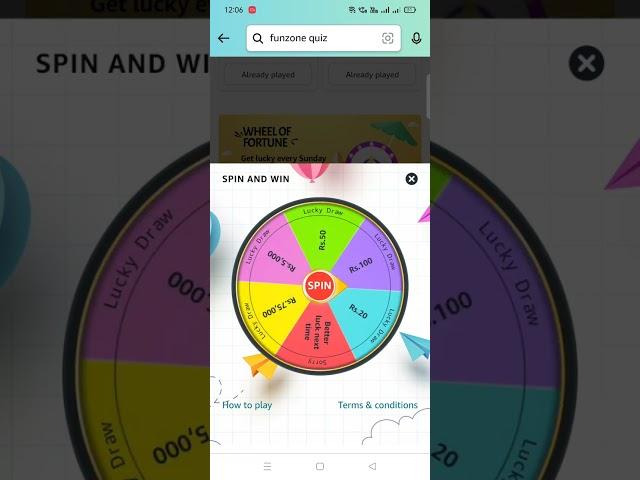 Amazon Sunday Wheel Of Fortune 10 September 2023 #quiz #amazonquiz #amazon