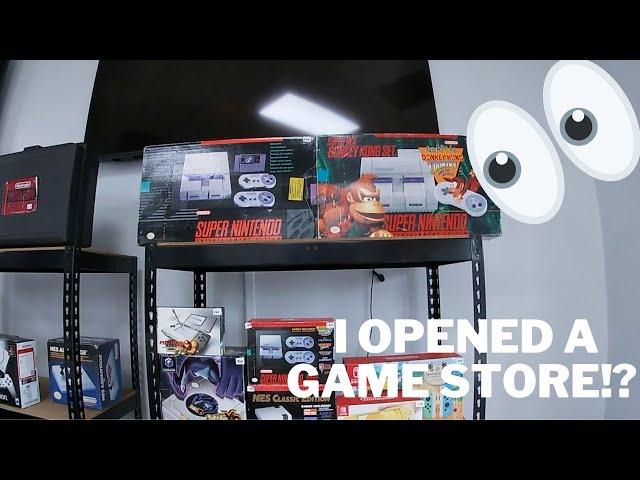 I opened up a video game store inside another store