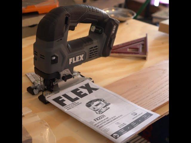 Flex Jigsaw first use and impressions by a unprofessional