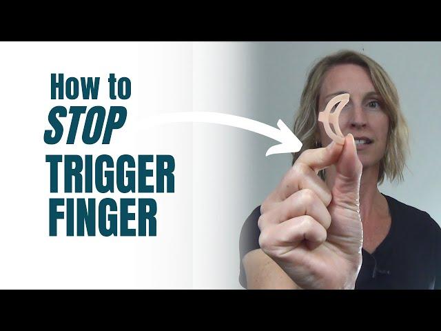 How to Stop Trigger Finger CATCHING and POPPING (TRY THIS!)