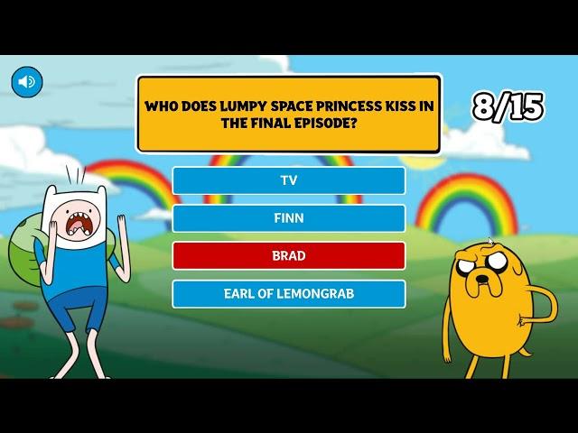 Adventure Time: The Ultimate Trivia Quiz - Cartoon Network Official Web Game, Full Playthrough [4K]