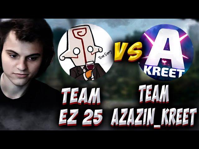 СТАРЫЙ БОГ СМОТРИТ ТУРНИР! TEAM EZ 25 VS TEAM AZAZIN KREET! Старый Бог Лучшее! Дота 2 Патч 7.37c