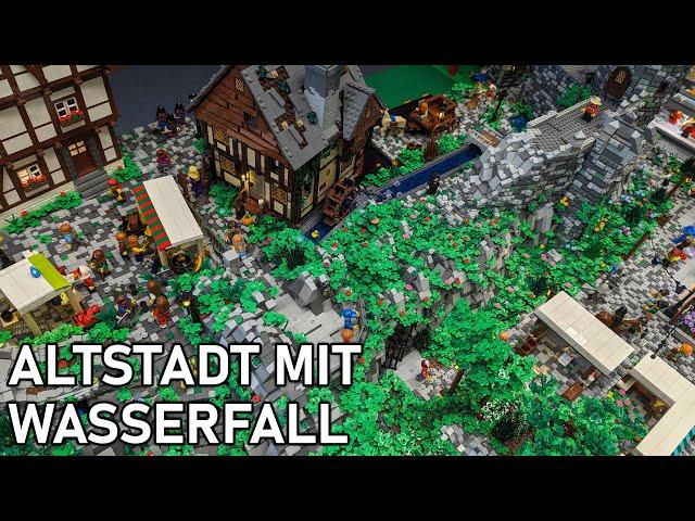 Ausbau der Altstadt mit Wasserfall - Lücken werden geschlossen! • BRICK WORLD LEGO® UPDATE (383)