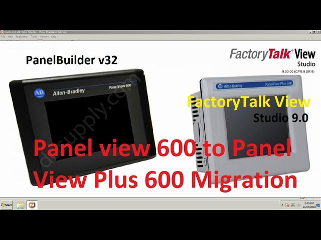 PanelView 600 to PanelView 600 Plus PV600+ Migration and Ethernet Communication Setup