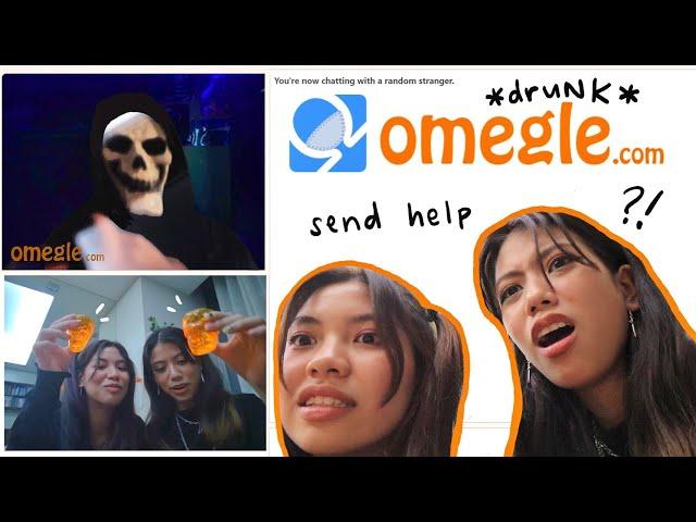 GETTING DRUNK ON OMEGLE FOR HALLOWEEN  *instant regret*